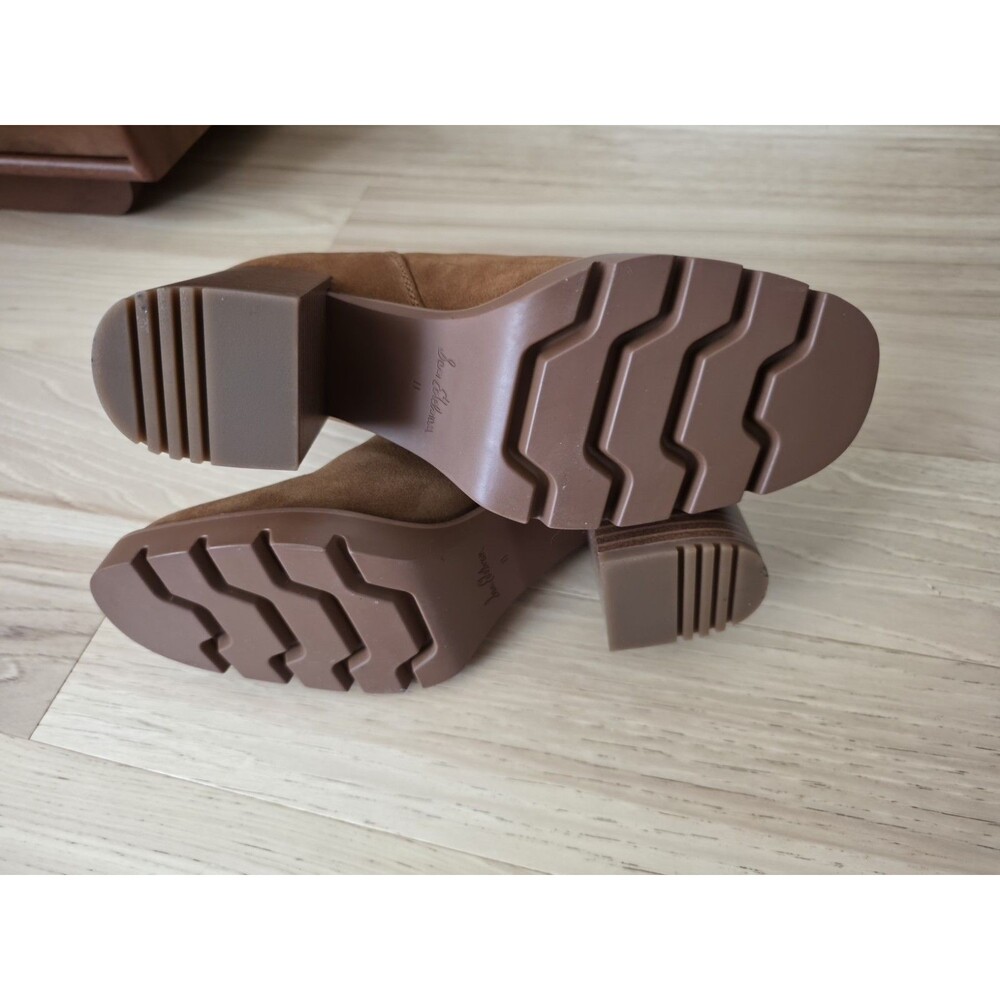 Sam Edelman Rollins Frontier Brown Suede Block Heel Chelsea Boots Size 11 M - Picture 7 of 12